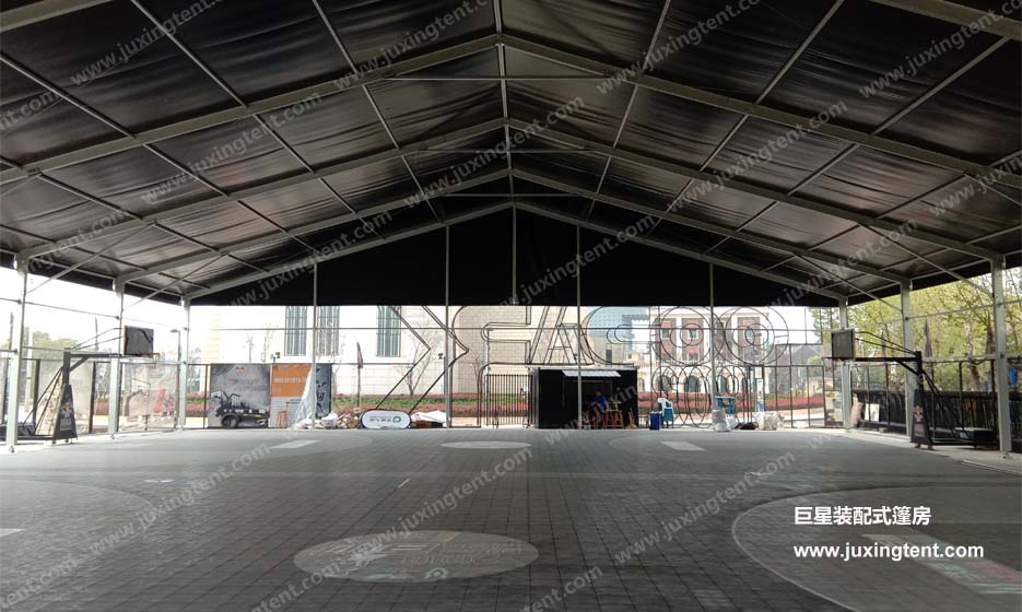云南昆明篮球场体育篷房25米跨度