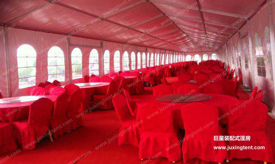 铝合金帐篷-婚庆活动红白喜事篷房-篷房搭建